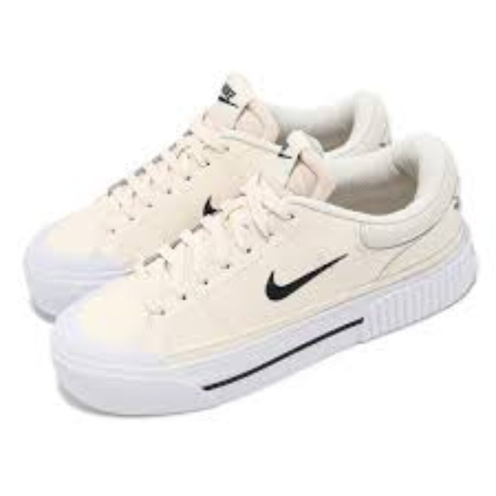 Womans Nike Legacy Court - Pale Ivory/Muslin/Black